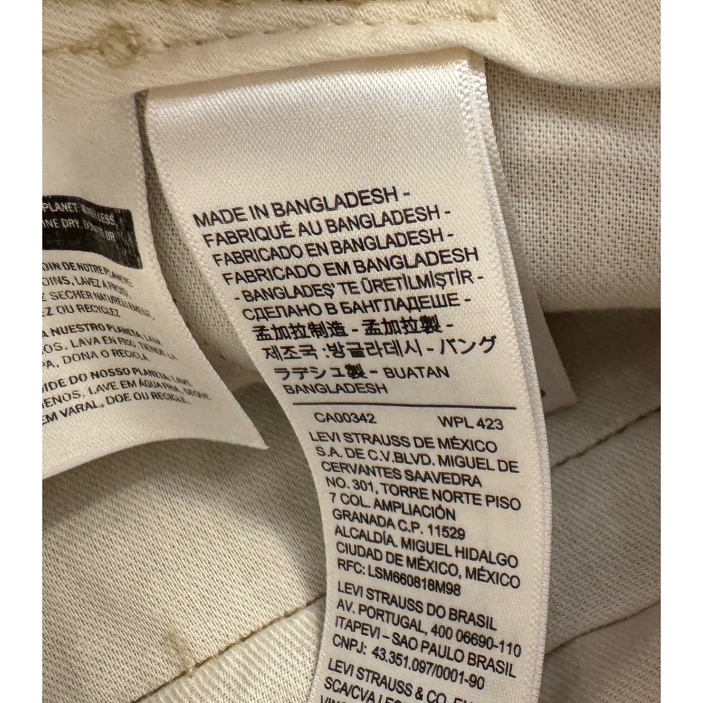 Levi Ace Cargo Pants Men 32x30 Khaki Relaxed Tapered Cotton NEW - Picture 7 of 10